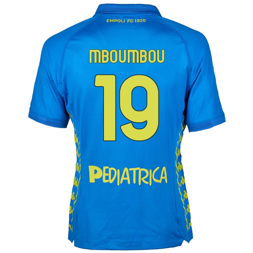 Kandiny Kinder Arnaud Mboumbou #19 Blau Heimtrikot Trikot 2024/25 T-Shirt