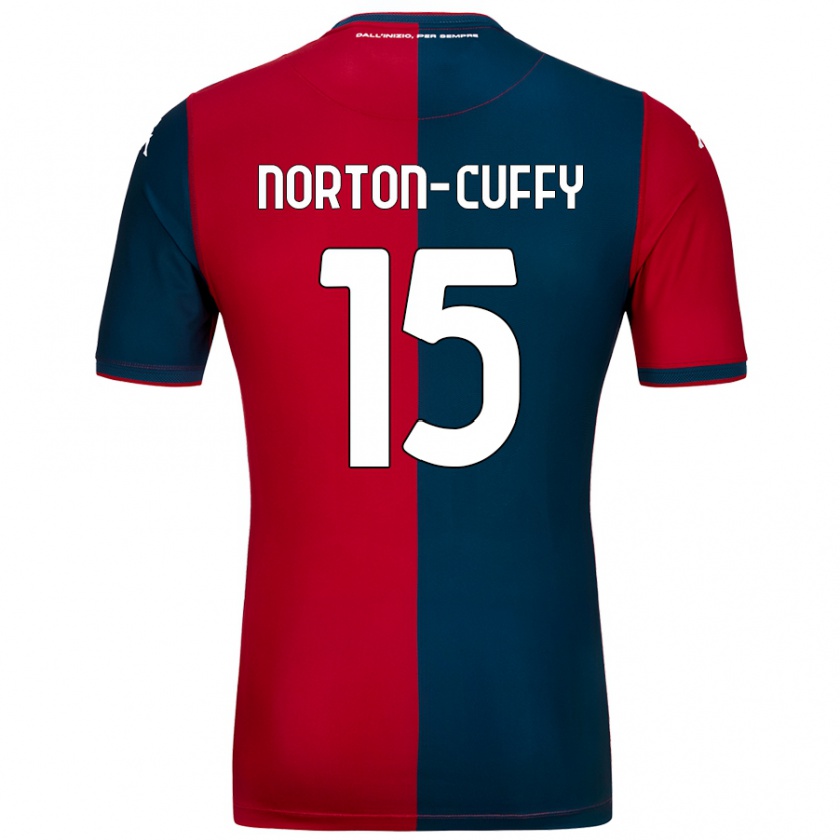 Kandiny Kinder Brooke Norton-Cuffy #15 Rot Dunkelblau Heimtrikot Trikot 2024/25 T-Shirt