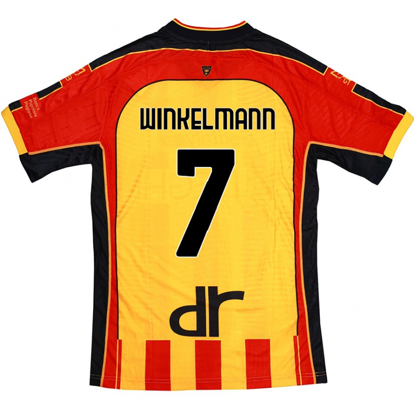 Kandiny Kinder Till Winkelmann #7 Gelb Rot Heimtrikot Trikot 2024/25 T-Shirt