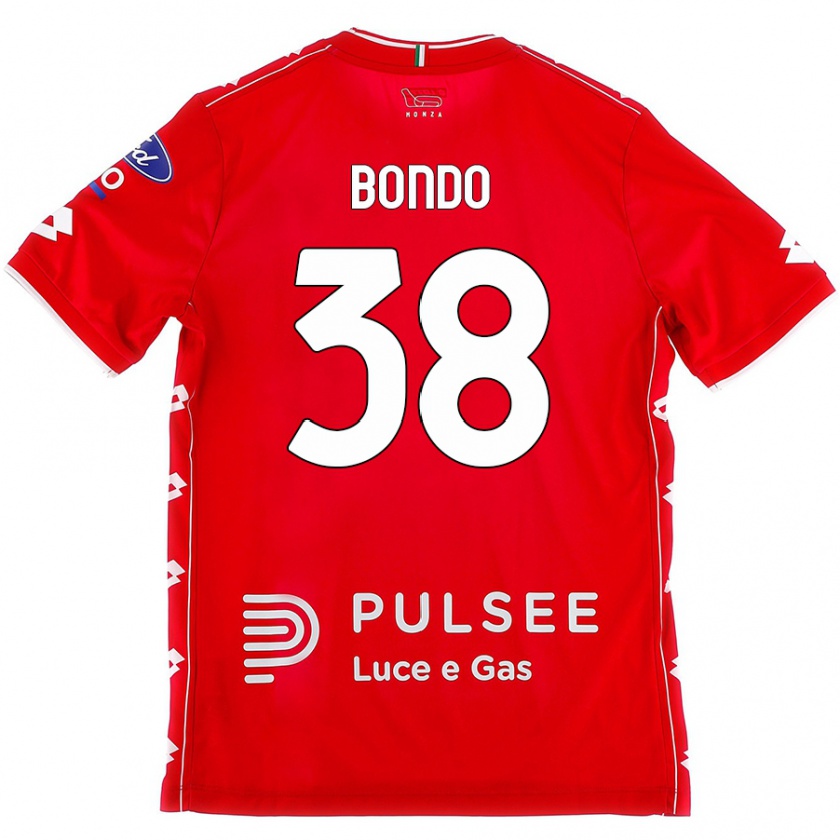 Kandiny Kinder Warren Bondo #38 Rot Weiß Heimtrikot Trikot 2024/25 T-Shirt