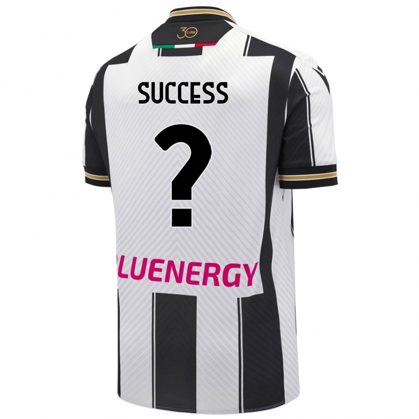 Kandiny Kinder Isaac Success #0 Weiß Schwarz Heimtrikot Trikot 2024/25 T-Shirt