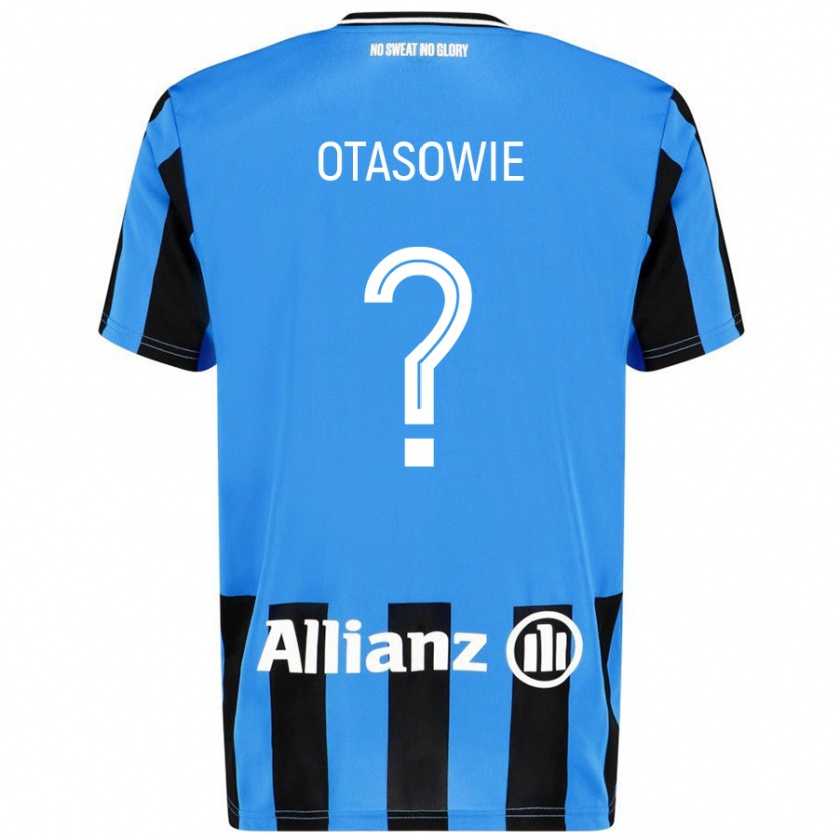 Kandiny Kinder Owen Otasowie #0 Himmelblau Schwarz Heimtrikot Trikot 2024/25 T-Shirt