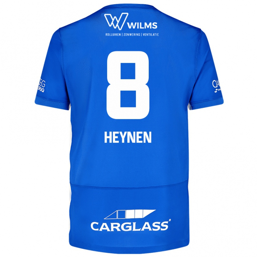 Kandiny Kinder Bryan Heynen #8 Blau Heimtrikot Trikot 2024/25 T-Shirt