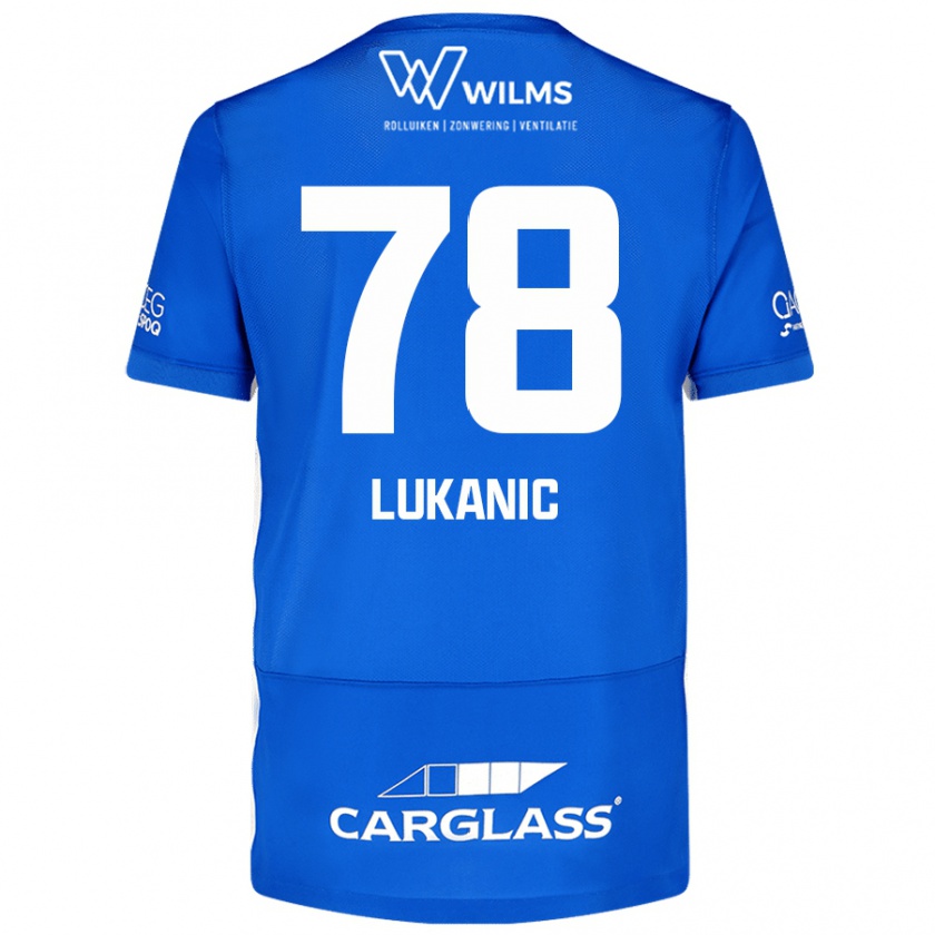 Kandiny Kinder Luka Lukanic #78 Blau Heimtrikot Trikot 2024/25 T-Shirt