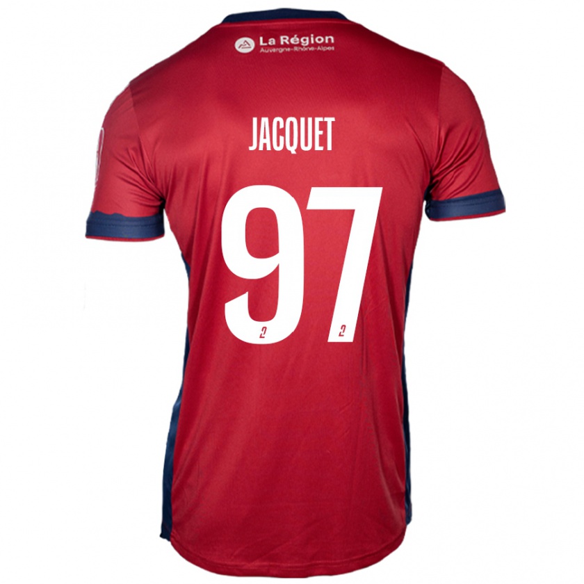 Kandiny Kinder Jérémy Jacquet #97 Hellburgunderrot Heimtrikot Trikot 2024/25 T-Shirt