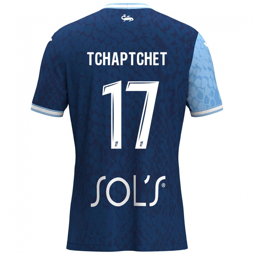 Kandiny Kinder Chanel Tchaptchet #17 Himmelblau Dunkelblau Heimtrikot Trikot 2024/25 T-Shirt