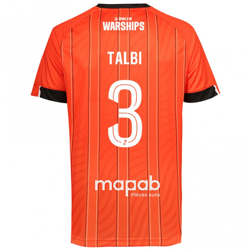 Kandiny Kinder Montassar Talbi #3 Orange Heimtrikot Trikot 2024/25 T-Shirt