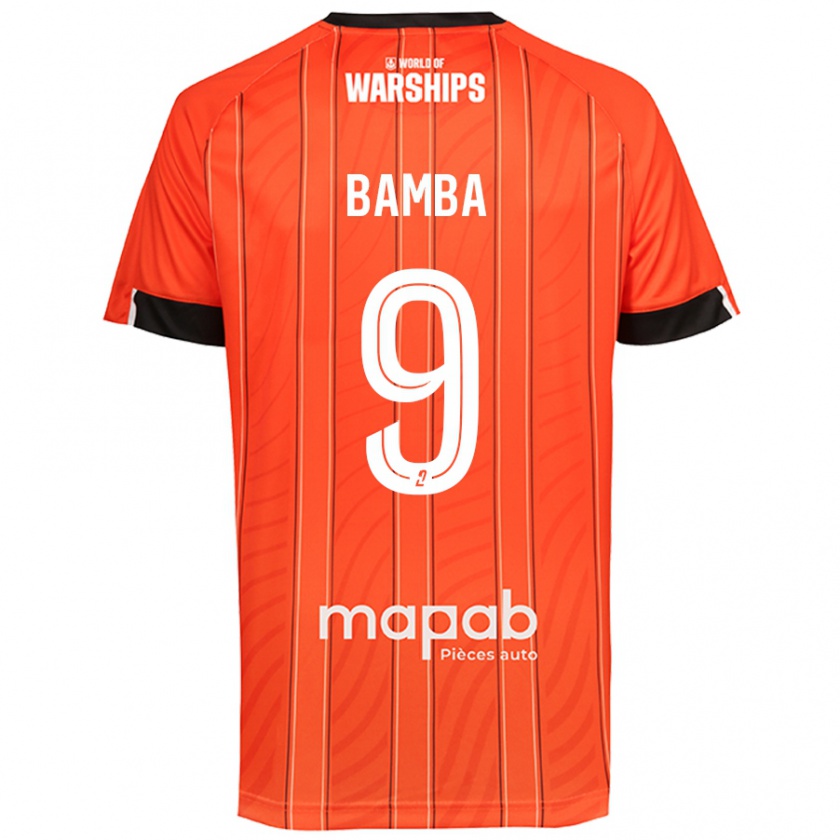 Kandiny Kinder Mohamed Bamba #9 Orange Heimtrikot Trikot 2024/25 T-Shirt