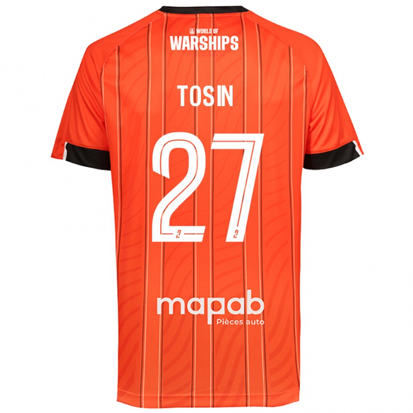 Kandiny Kinder Aiyegun Tosin #27 Orange Heimtrikot Trikot 2024/25 T-Shirt