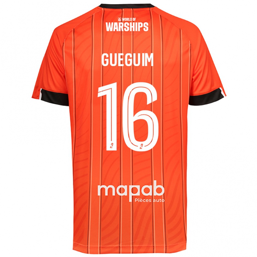 Kandiny Kinder Guirone Gueguim #16 Orange Heimtrikot Trikot 2024/25 T-Shirt