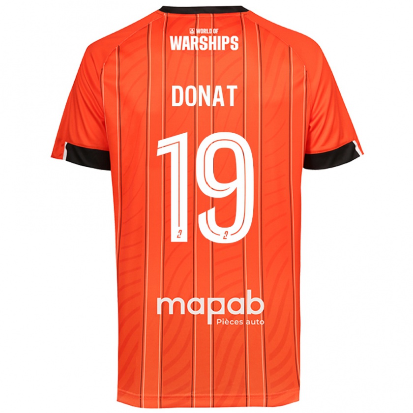 Kandiny Kinder Noa Donat #19 Orange Heimtrikot Trikot 2024/25 T-Shirt