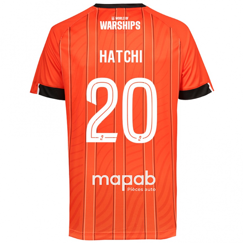 Kandiny Kinder Jérémy Hatchi #20 Orange Heimtrikot Trikot 2024/25 T-Shirt