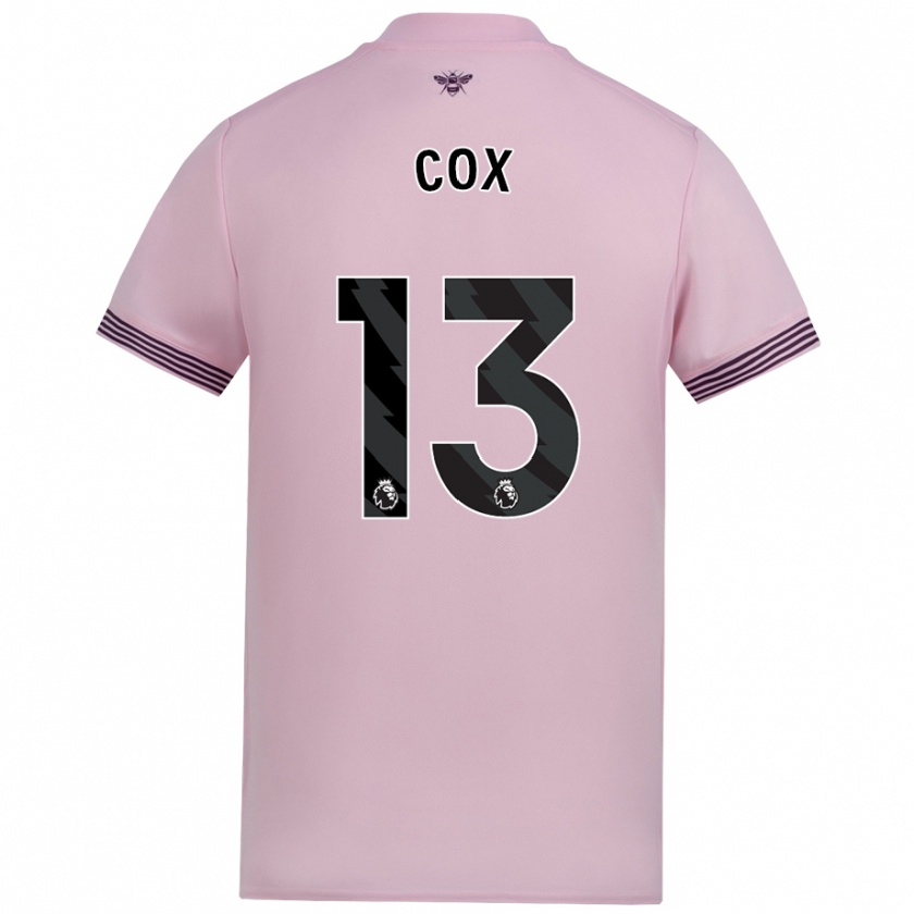 Kandiny Kinder Matthew Cox #13 Rosa Auswärtstrikot Trikot 2024/25 T-Shirt