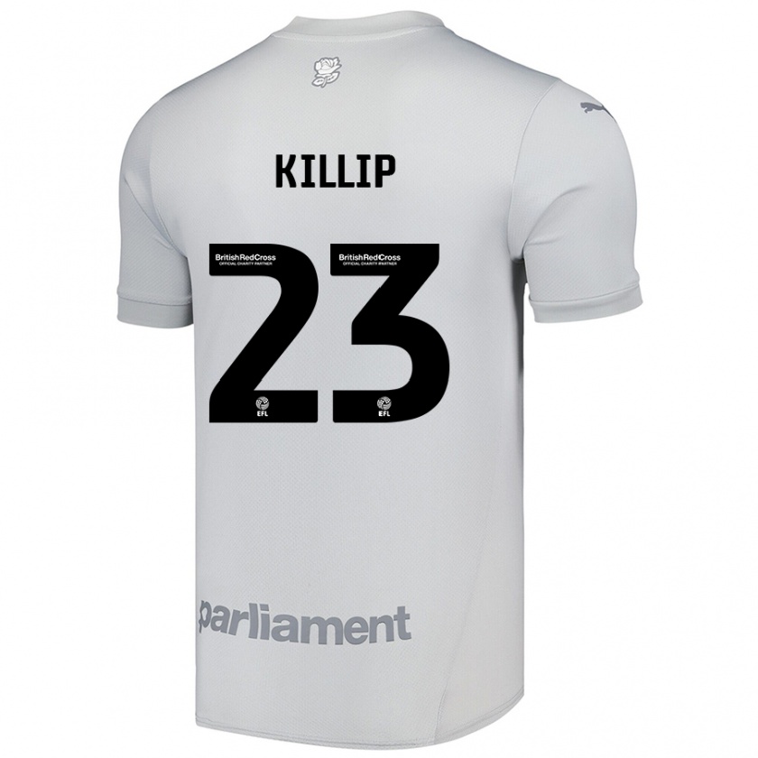 Kandiny Kinder Ben Killip #23 Silbergrau Auswärtstrikot Trikot 2024/25 T-Shirt