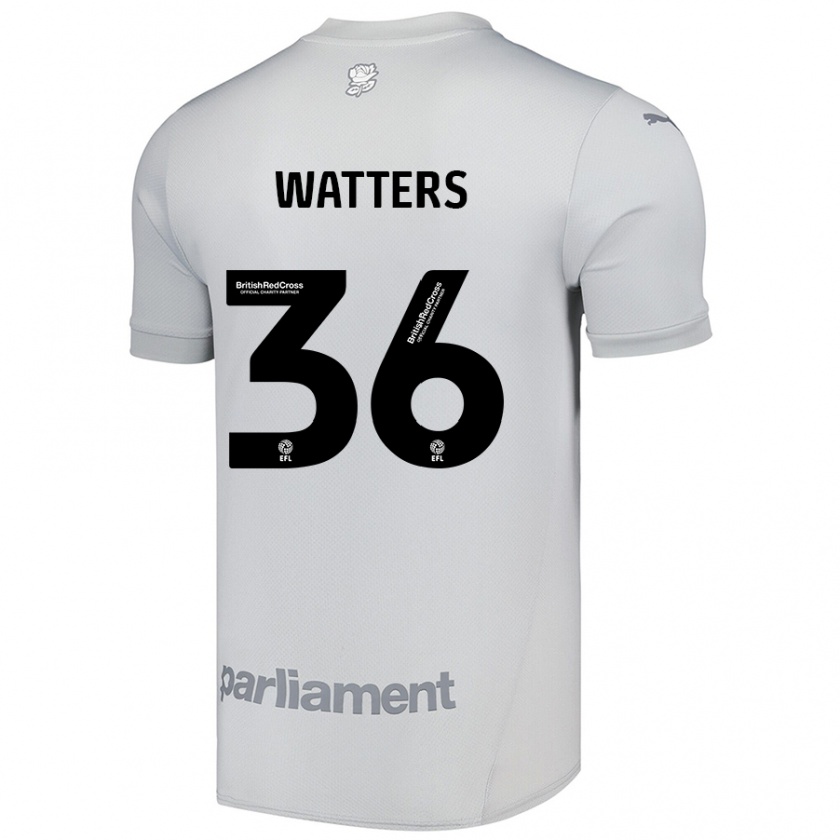 Kandiny Kinder Max Watters #36 Silbergrau Auswärtstrikot Trikot 2024/25 T-Shirt