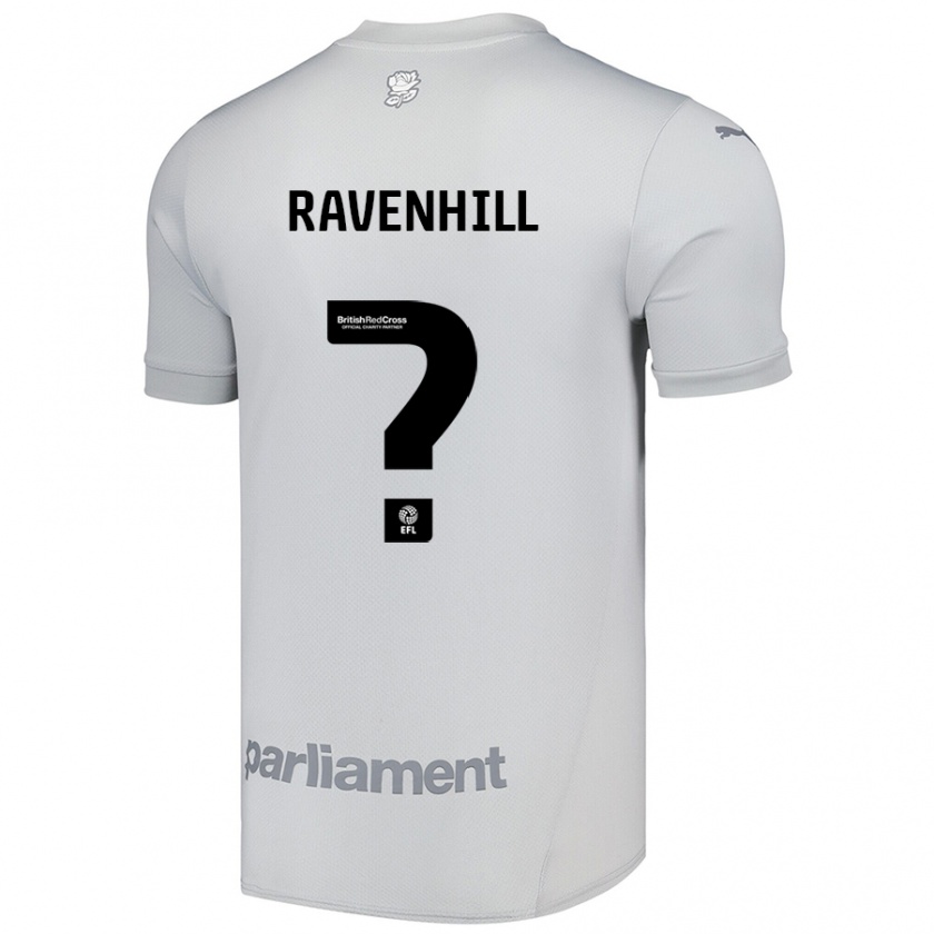 Kandiny Kinder Rogan Ravenhill #0 Silbergrau Auswärtstrikot Trikot 2024/25 T-Shirt