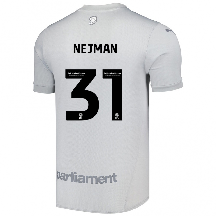 Kandiny Kinder Harrison Nejman #31 Silbergrau Auswärtstrikot Trikot 2024/25 T-Shirt