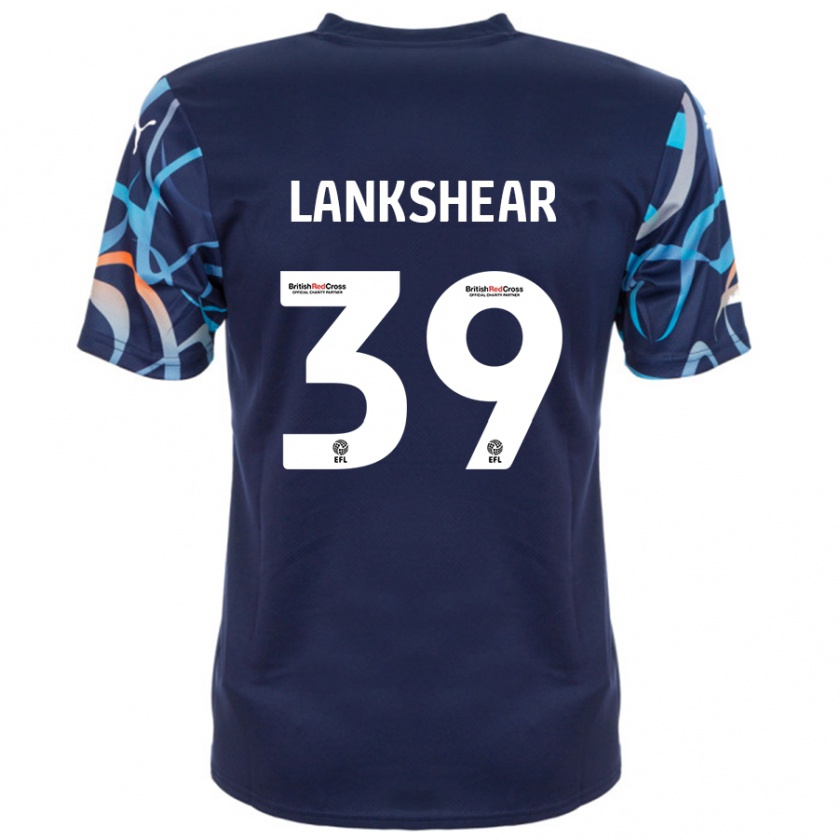 Kandiny Kinder Alex Lankshear #39 Marineblau Auswärtstrikot Trikot 2024/25 T-Shirt