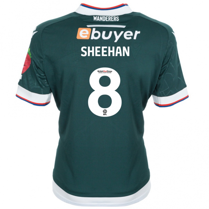 Kandiny Kinder Josh Sheehan #8 Dunkelgrün Auswärtstrikot Trikot 2024/25 T-Shirt