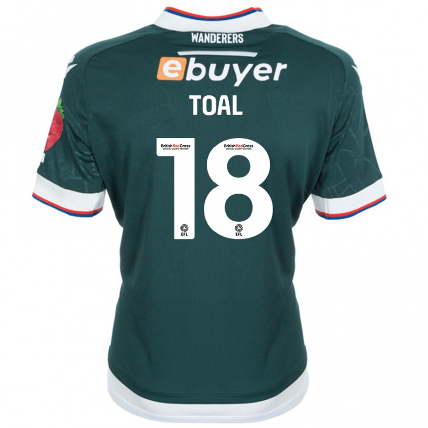 Kandiny Kinder Eoin Toal #18 Dunkelgrün Auswärtstrikot Trikot 2024/25 T-Shirt