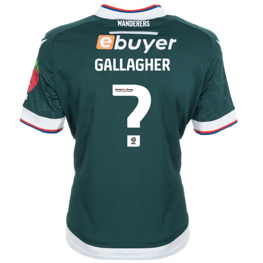 Kandiny Kinder Tamzin Gallagher #0 Dunkelgrün Auswärtstrikot Trikot 2024/25 T-Shirt