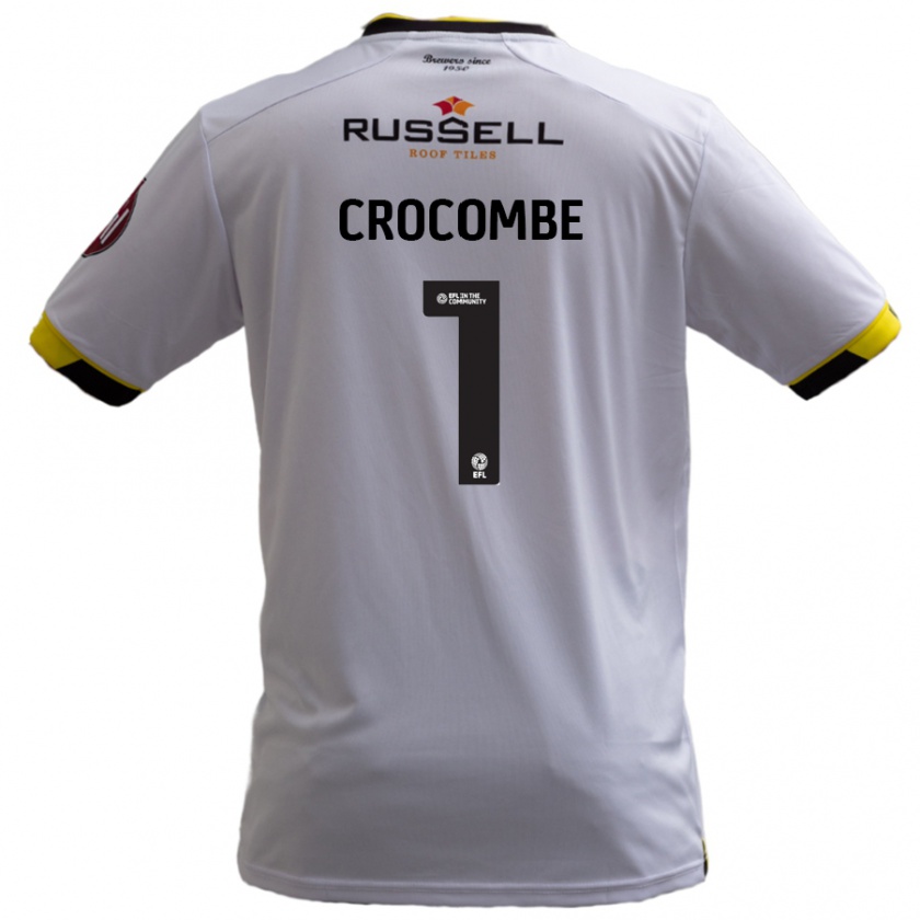 Kandiny Kinder Max Crocombe #1 Weiß Auswärtstrikot Trikot 2024/25 T-Shirt