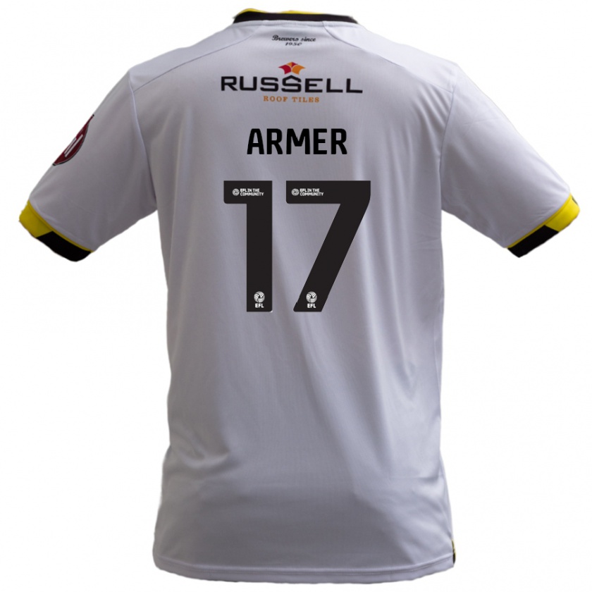 Kandiny Kinder Jack Armer #17 Weiß Auswärtstrikot Trikot 2024/25 T-Shirt