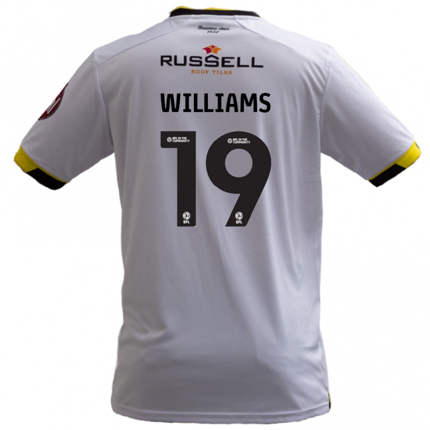 Kandiny Kinder Dylan Williams #19 Weiß Auswärtstrikot Trikot 2024/25 T-Shirt