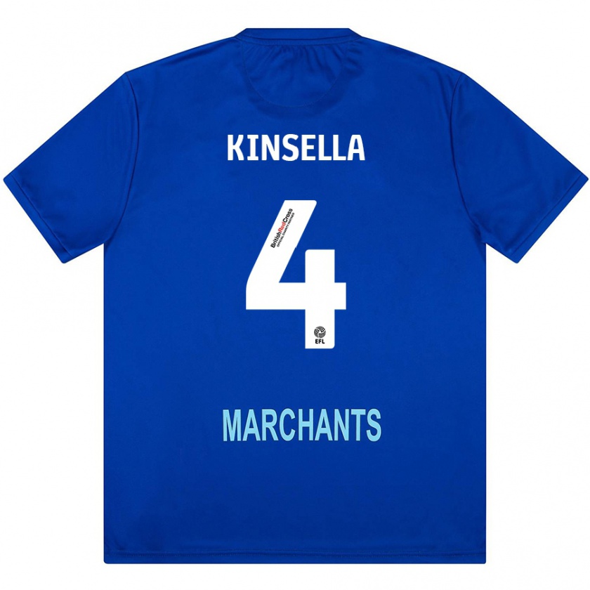 Kandiny Kinder Liam Kinsella #4 Grün Auswärtstrikot Trikot 2024/25 T-Shirt