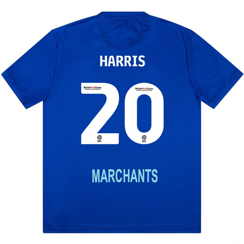 Kandiny Kinder Max Harris #20 Grün Auswärtstrikot Trikot 2024/25 T-Shirt