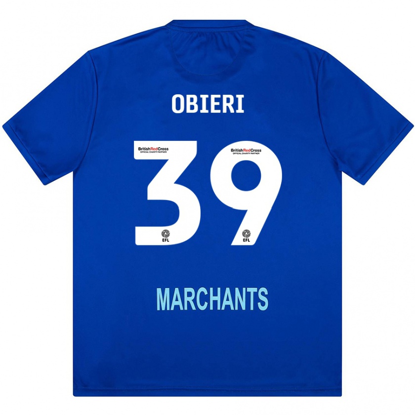 Kandiny Kinder Sopuruchukwu Obieri #39 Grün Auswärtstrikot Trikot 2024/25 T-Shirt