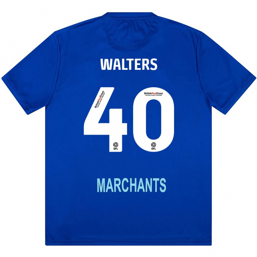 Kandiny Kinder Cameron Walters #40 Grün Auswärtstrikot Trikot 2024/25 T-Shirt