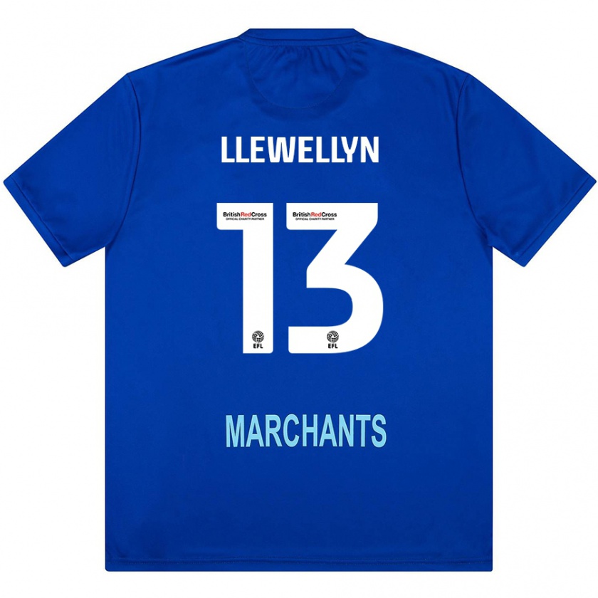 Kandiny Kinder Ffion Llewellyn #13 Grün Auswärtstrikot Trikot 2024/25 T-Shirt