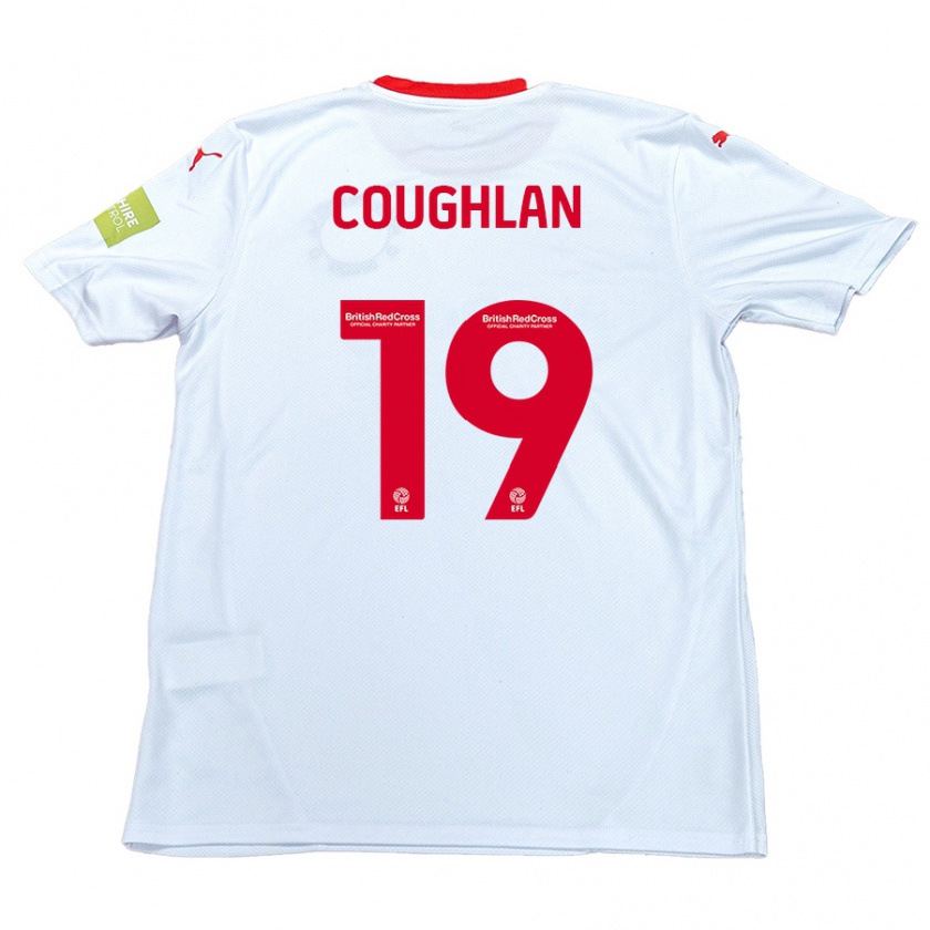 Kandiny Kinder Ronan Coughlan #19 Weiß Auswärtstrikot Trikot 2024/25 T-Shirt