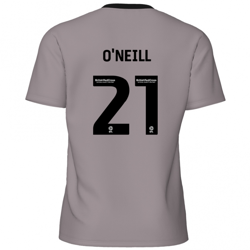 Kandiny Kinder Ollie O'neill #21 Grau Auswärtstrikot Trikot 2024/25 T-Shirt