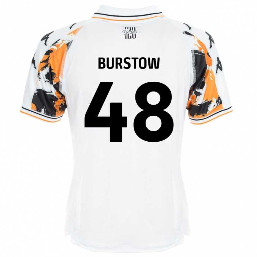 Kandiny Kinder Mason Burstow #48 Weiß Auswärtstrikot Trikot 2024/25 T-Shirt