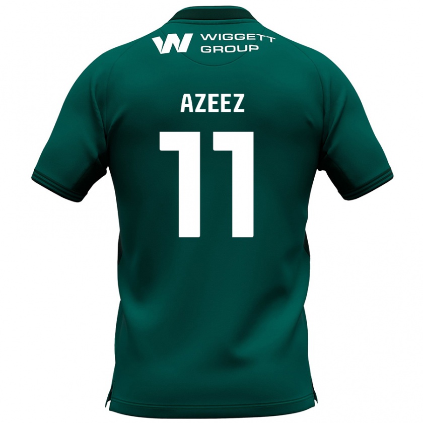 Kandiny Kinder Femi Azeez #11 Grün Auswärtstrikot Trikot 2024/25 T-Shirt