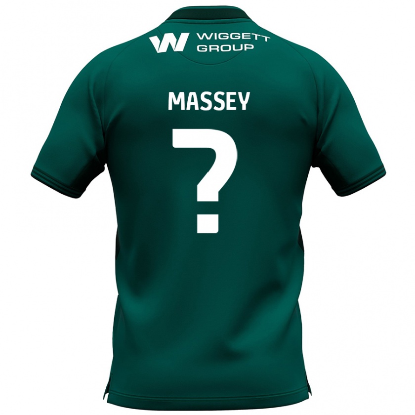 Kandiny Kinder Alfie Massey #0 Grün Auswärtstrikot Trikot 2024/25 T-Shirt