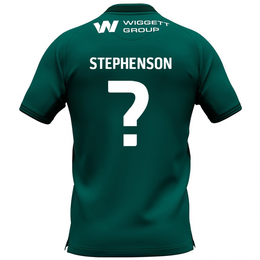 Kandiny Kinder Joshua Stephenson #0 Grün Auswärtstrikot Trikot 2024/25 T-Shirt