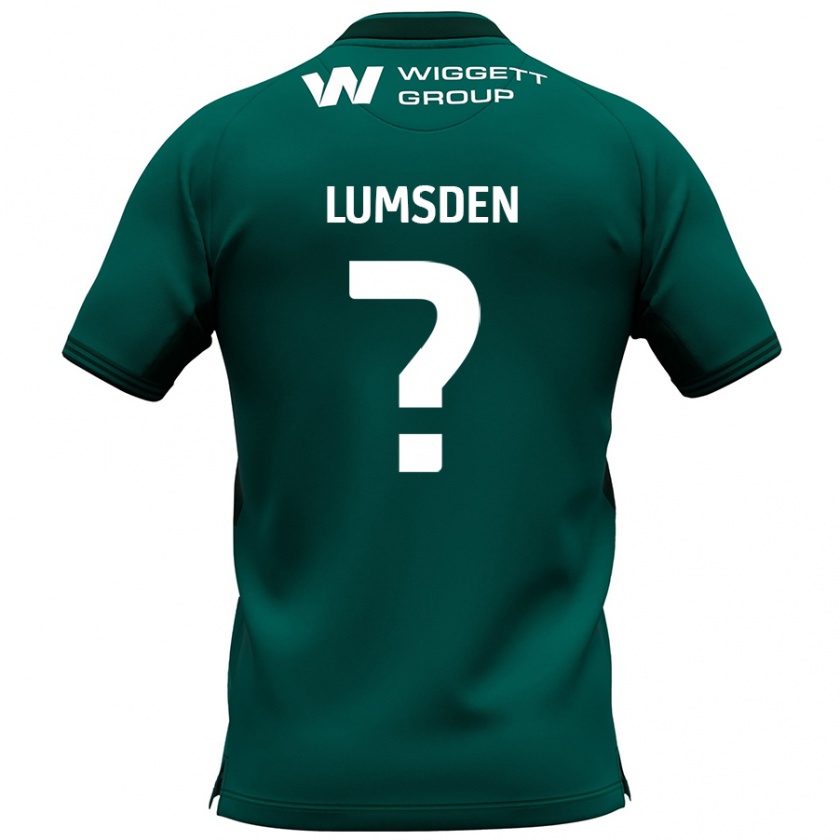 Kandiny Kinder Beth Lumsden #0 Grün Auswärtstrikot Trikot 2024/25 T-Shirt