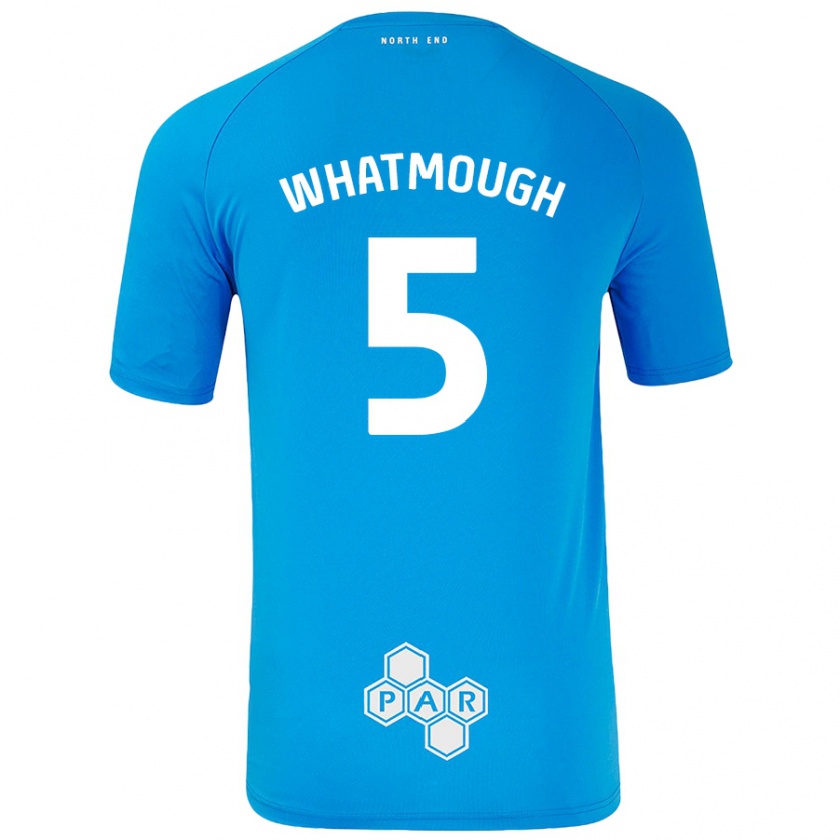 Kandiny Kinder Jack Whatmough #5 Himmelblau Auswärtstrikot Trikot 2024/25 T-Shirt