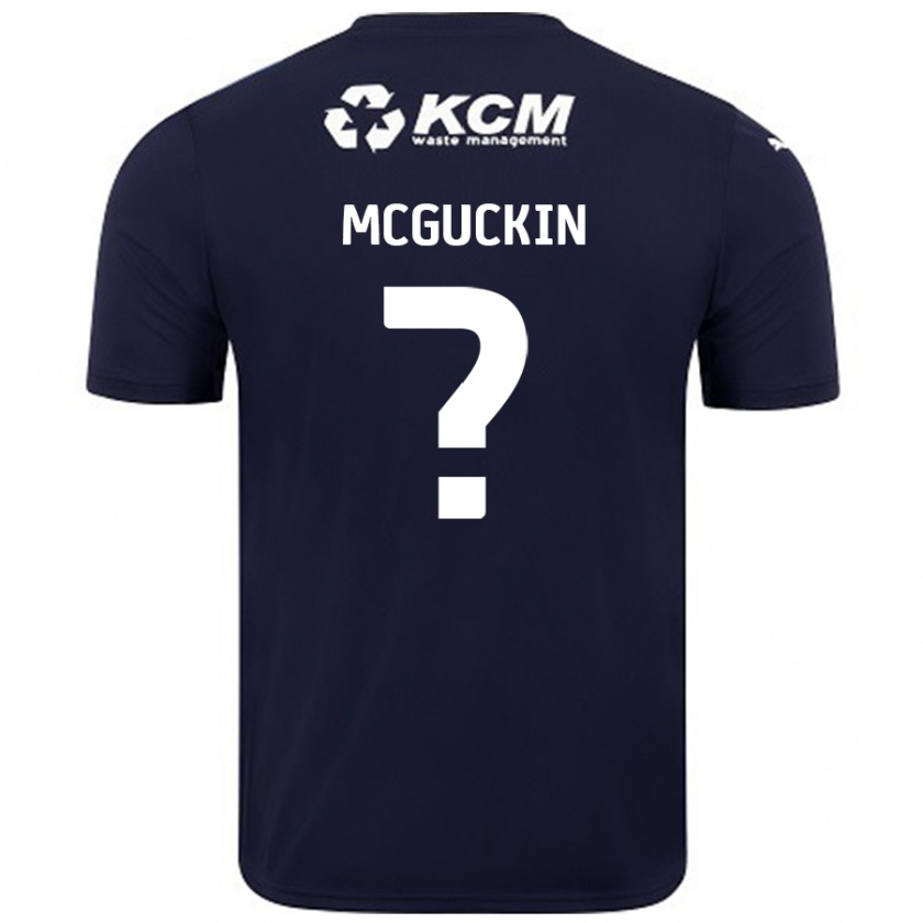 Kandiny Kinder Ciaran Mcguckin #0 Marineblau Auswärtstrikot Trikot 2024/25 T-Shirt