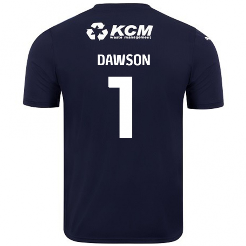 Kandiny Kinder Cameron Dawson #1 Marineblau Auswärtstrikot Trikot 2024/25 T-Shirt