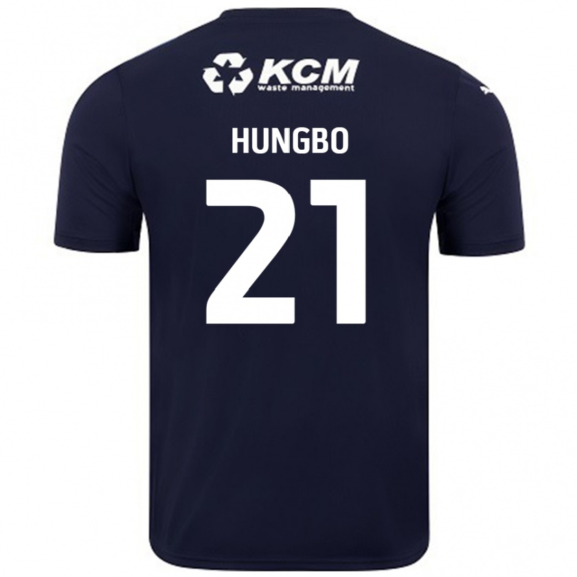 Kandiny Kinder Joseph Hungbo #21 Marineblau Auswärtstrikot Trikot 2024/25 T-Shirt