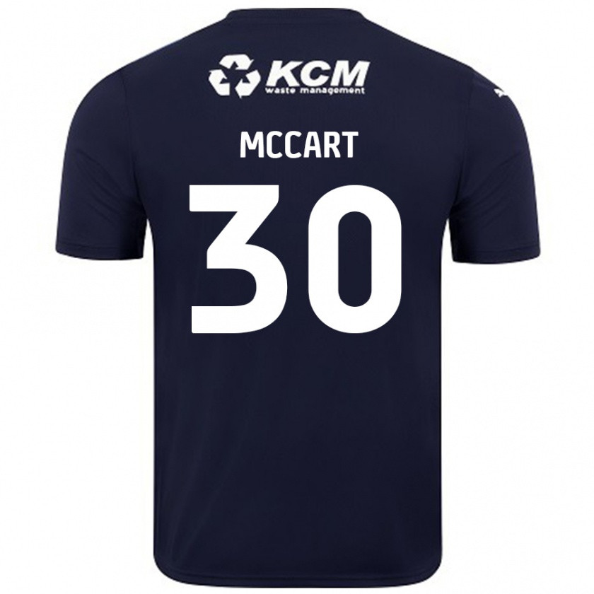 Kandiny Kinder Jamie Mccart #30 Marineblau Auswärtstrikot Trikot 2024/25 T-Shirt