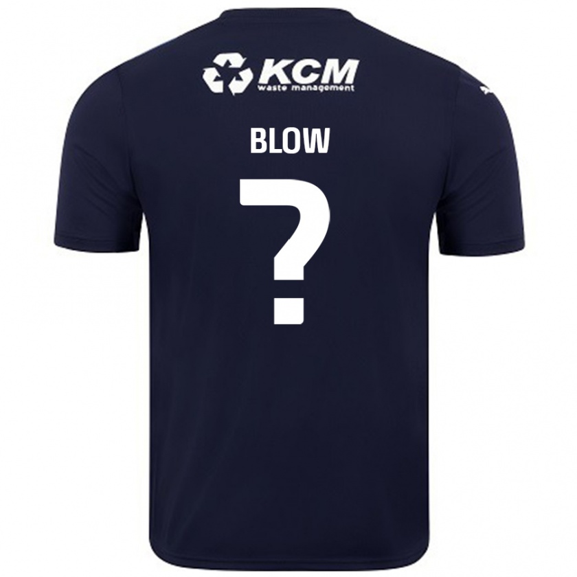 Kandiny Kinder Hayden Blow #0 Marineblau Auswärtstrikot Trikot 2024/25 T-Shirt