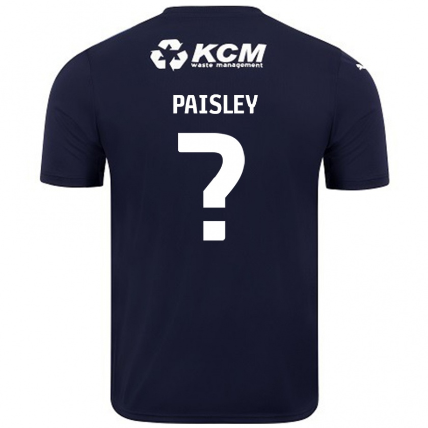 Kandiny Kinder Mckenzie Paisley #0 Marineblau Auswärtstrikot Trikot 2024/25 T-Shirt