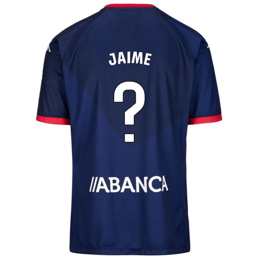 Kandiny Kinder Jaime Sánchez #19 Marineblau Auswärtstrikot Trikot 2024/25 T-Shirt