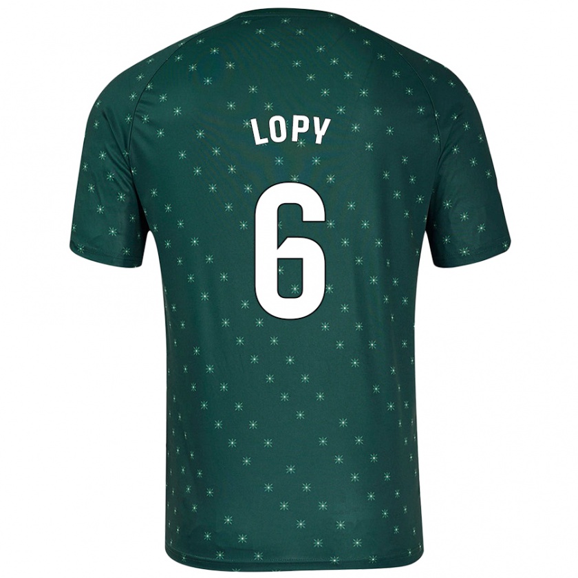 Kandiny Kinder Dion Lopy #6 Dunkelgrün Auswärtstrikot Trikot 2024/25 T-Shirt