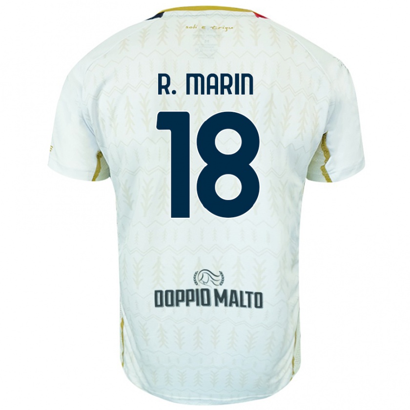 Kandiny Kinder Răzvan Marin #18 Weiß Auswärtstrikot Trikot 2024/25 T-Shirt